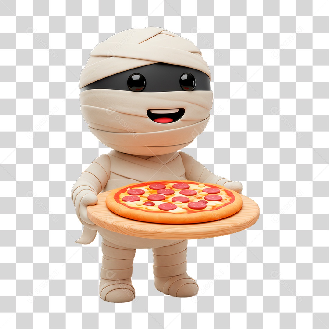 Personagem de Halloween Múmia PNG Transparente