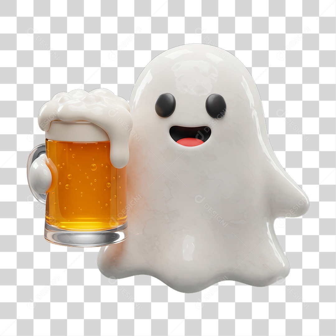 Personagem de Halloween Fantasma PNG Transparente