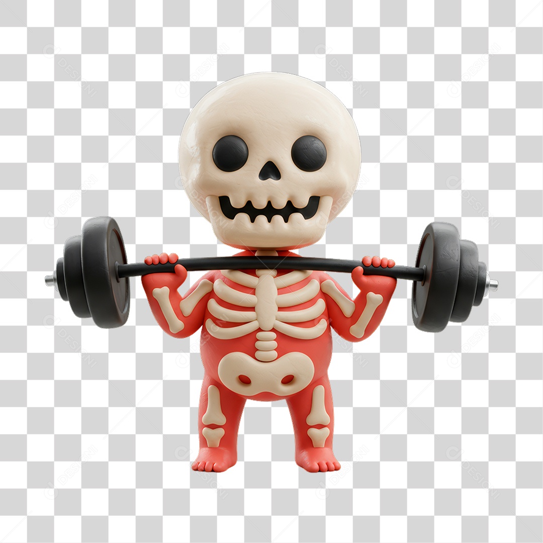 Personagem de Halloween Esqueleto PNG Transparente