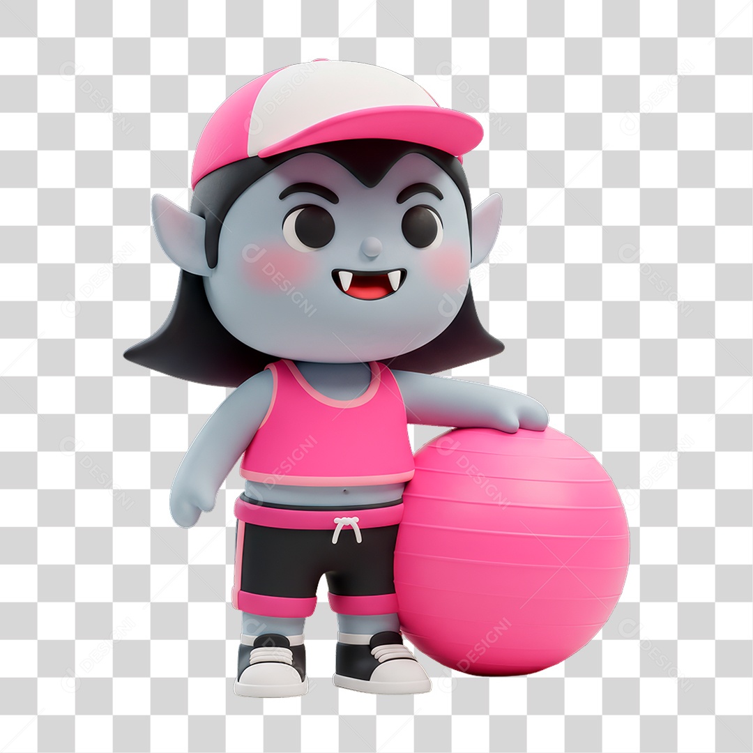 Personagem de Halloween Drácula PNG Transparente