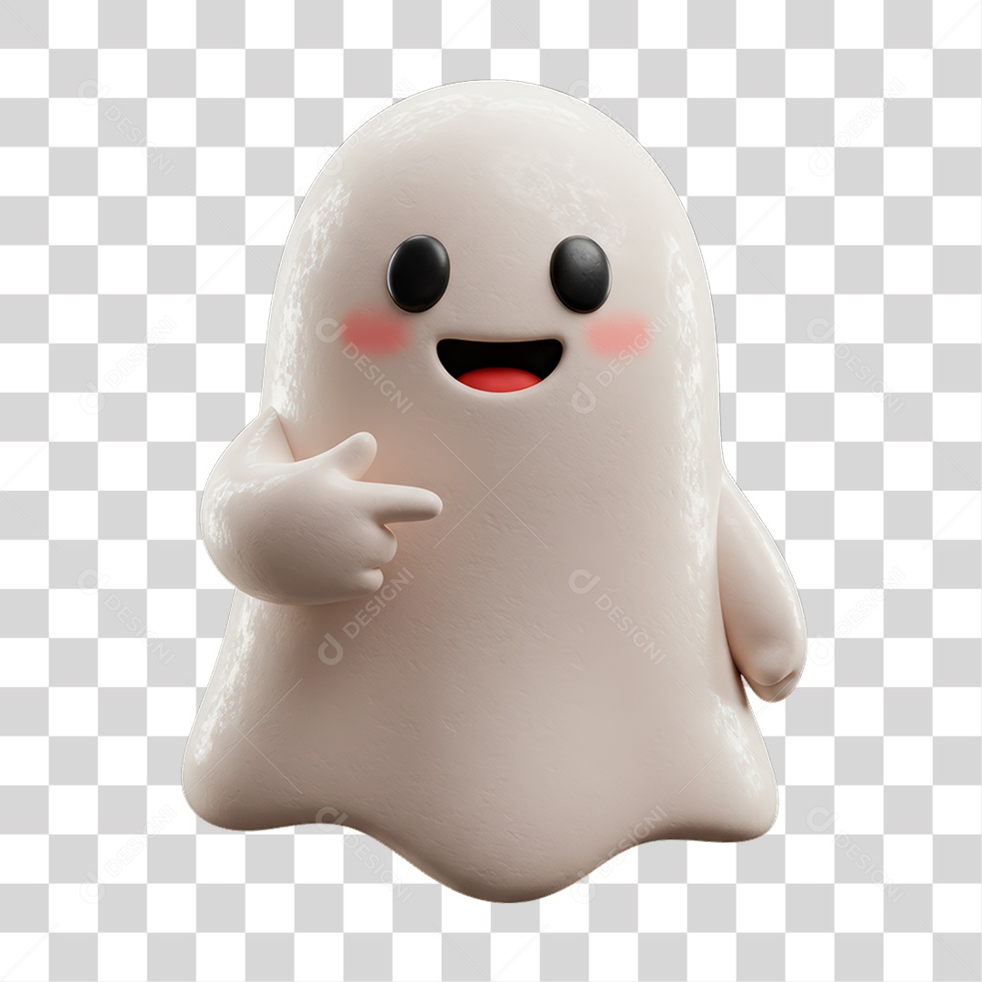 Personagem de Halloween Fantasma PNG Transparente