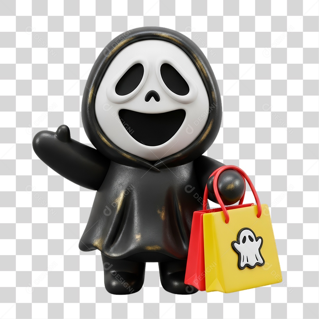 Personagem de Halloween Fantasma PNG Transparente