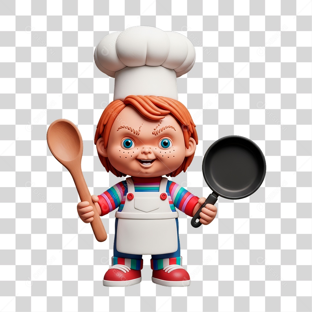 Personagem de Halloween Chucky PNG Transparente
