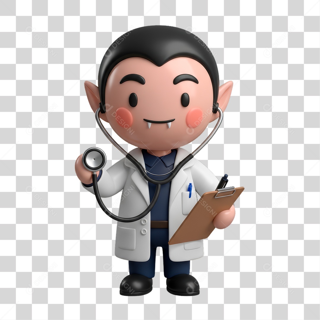 Personagem de Halloween Drácula PNG Transparente