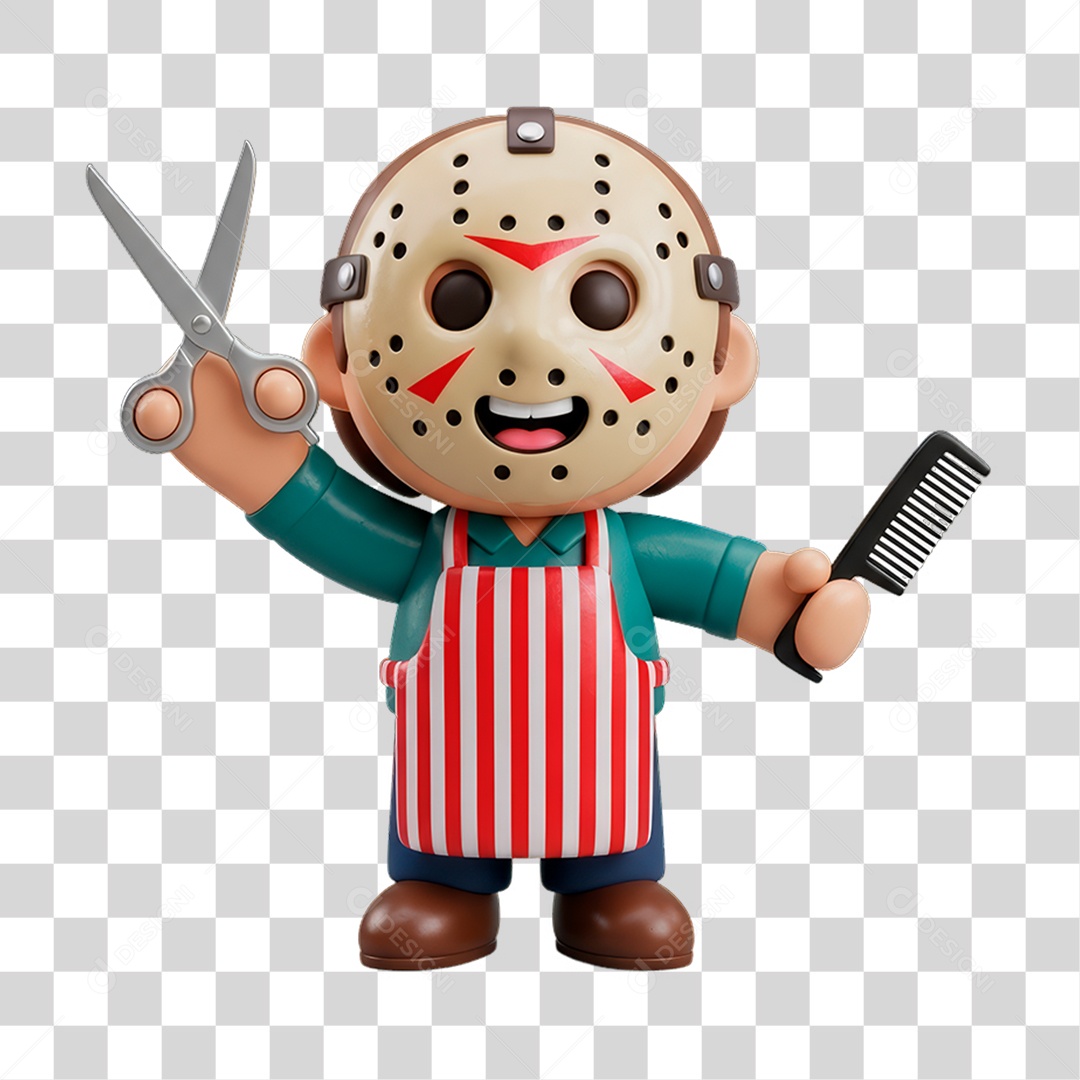 Personagem de Halloween Jason Voorhees PNG Transparente