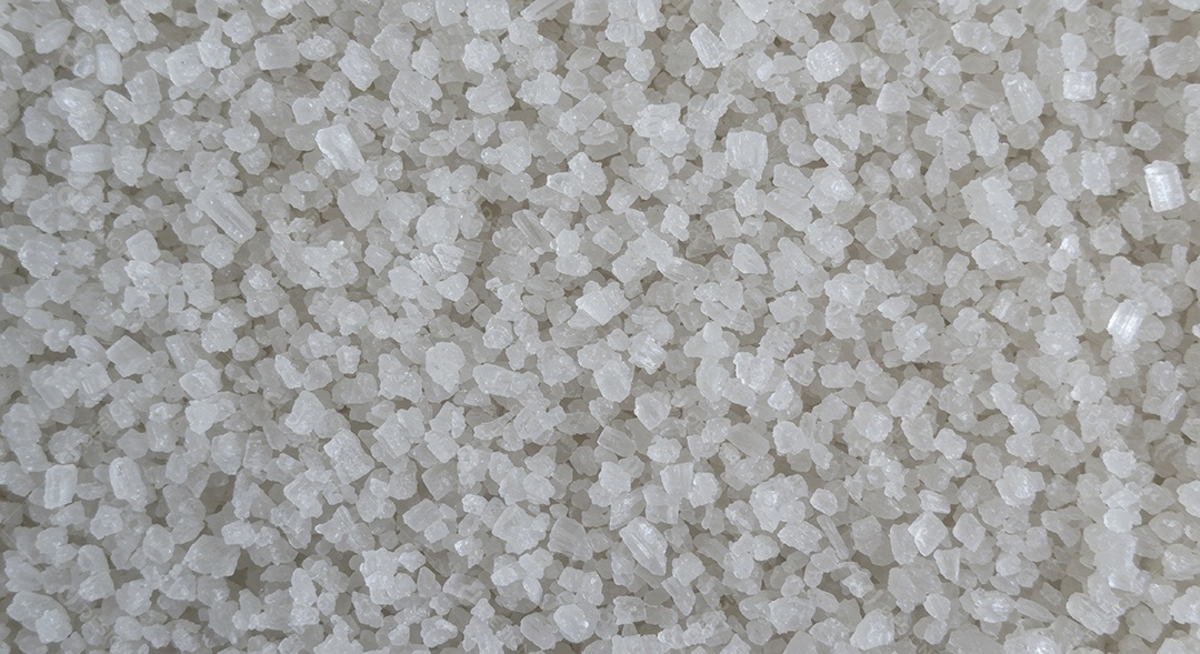 Textura de areia perolada um tipo de substrato comumente usado em aquários.