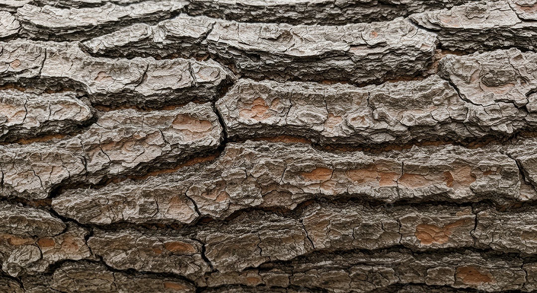 Textura de casca de uma árvore do gênero pinus.