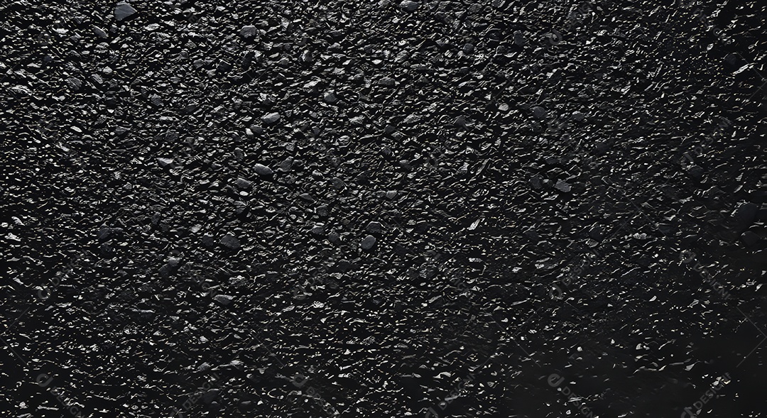 Textura de uma superfície de asfalto áspero.