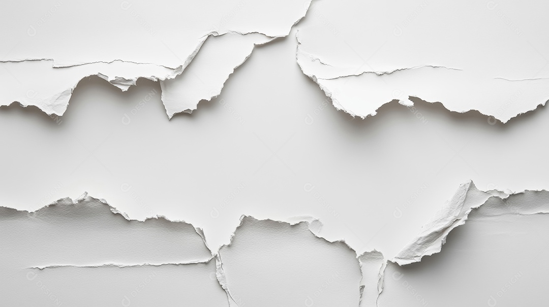 Textura de uma parede velha com pintura branca descascada.