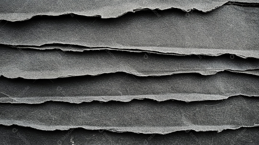 Textura de papel preto velho rasgado.