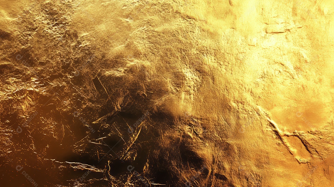 Textura de folha foliada de ouro dourado grunge.