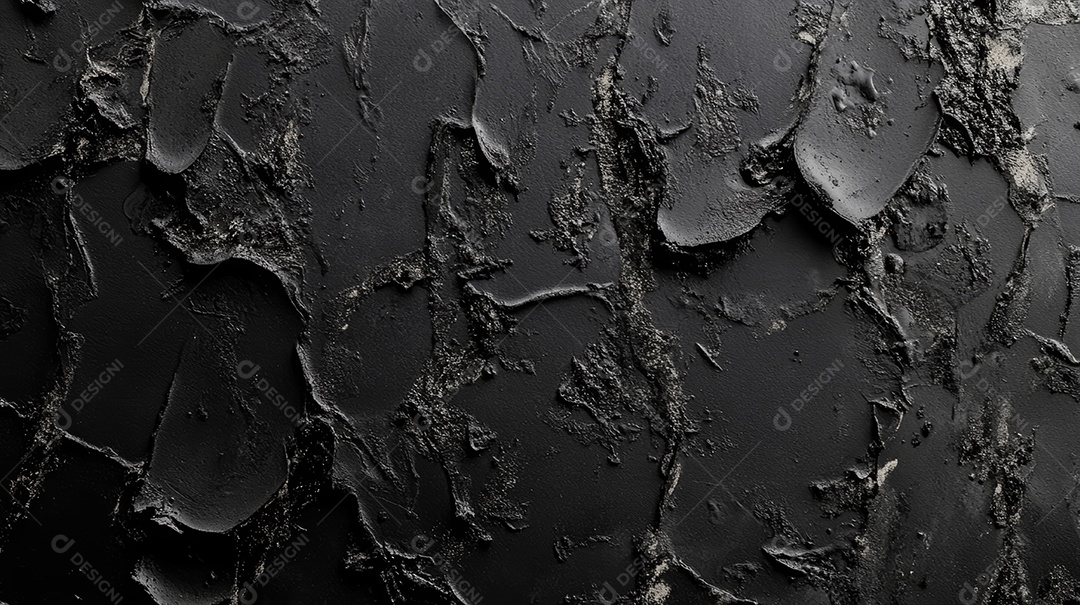 Textura de papel preto velho rasgado.