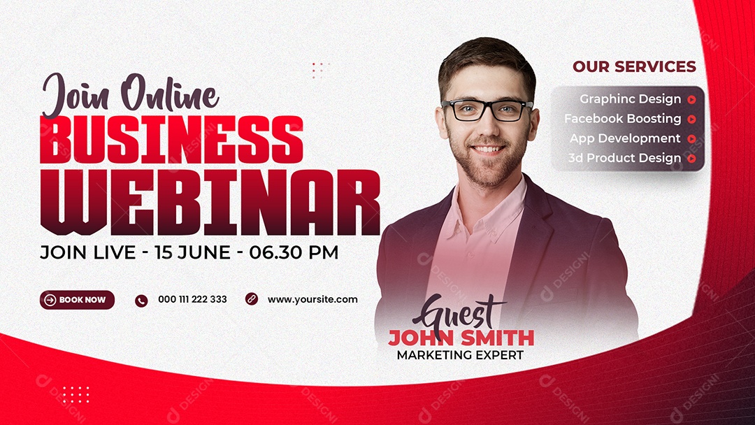 Agência de Marketing Social Media PSD Editável