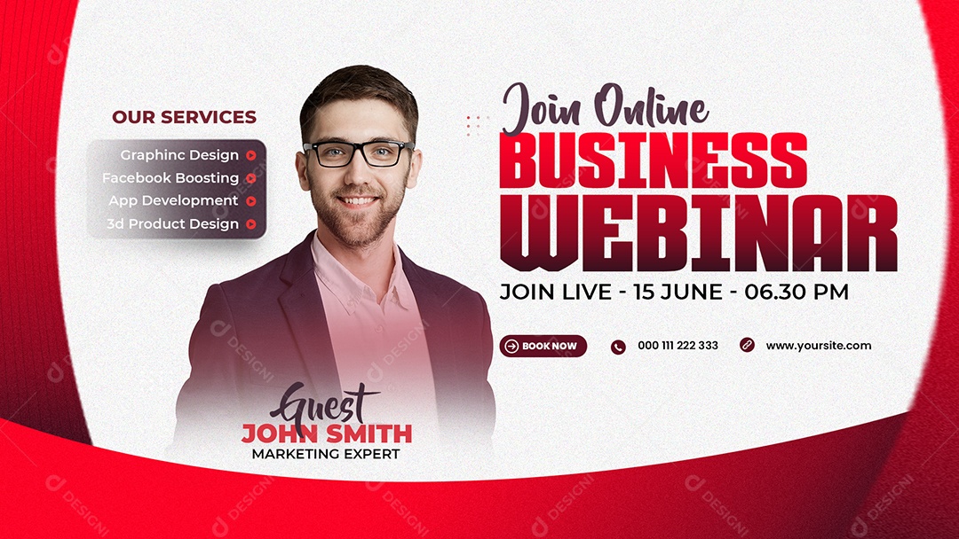 Agência de Marketing Social Media PSD Editável