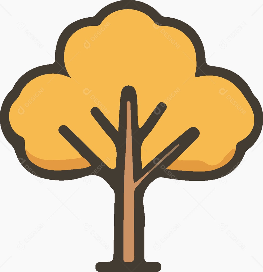 Ícone de Árvore Ilustração Vetor EPS