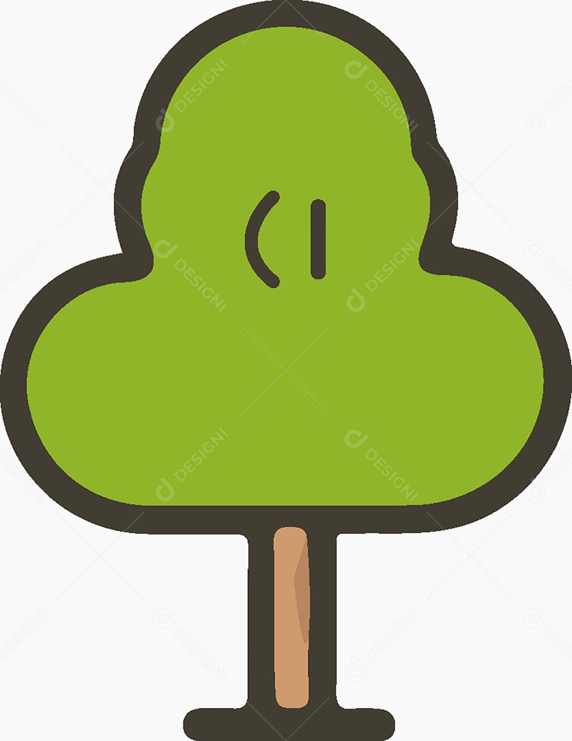 Ícone de Árvore Ilustração Vetor EPS