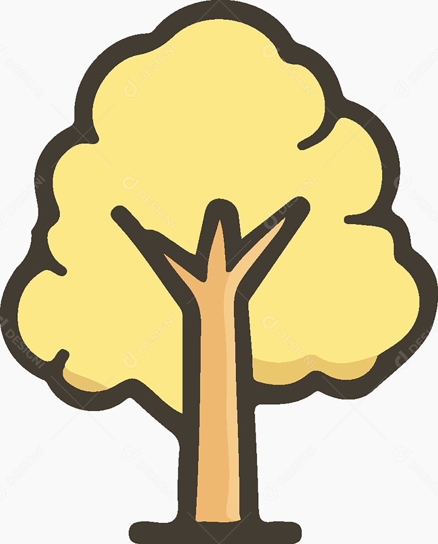 Ícone de Árvore Ilustração Vetor EPS