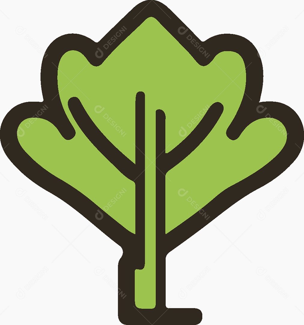 Ícone de Árvore Ilustração Vetor EPS