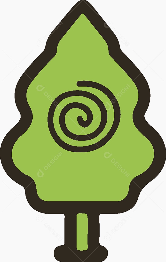 Ícone de Árvore Ilustração Vetor EPS