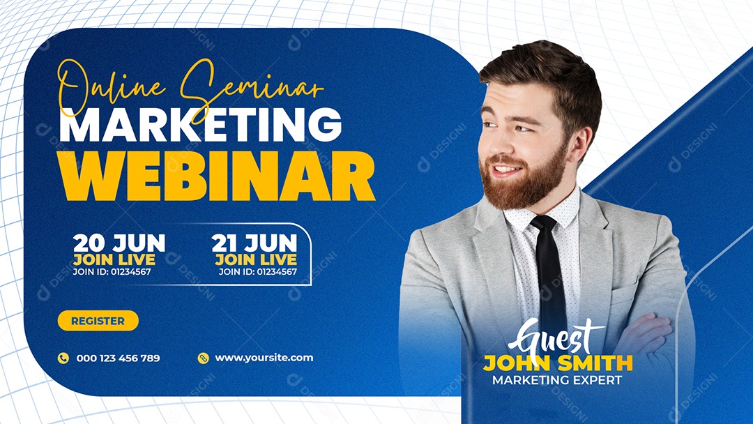 Agência de Marketing Social Media PSD Editável