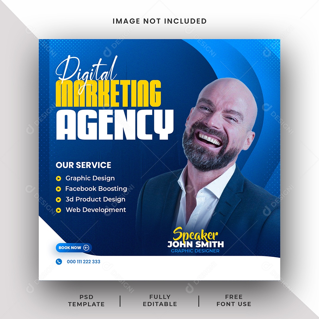 Story Agência de Marketing Social Media PSD Editável