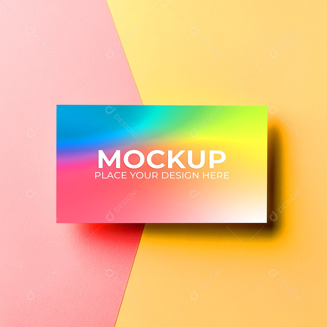 Mockup Cartão de Visita Identidade Visual PSD Editável