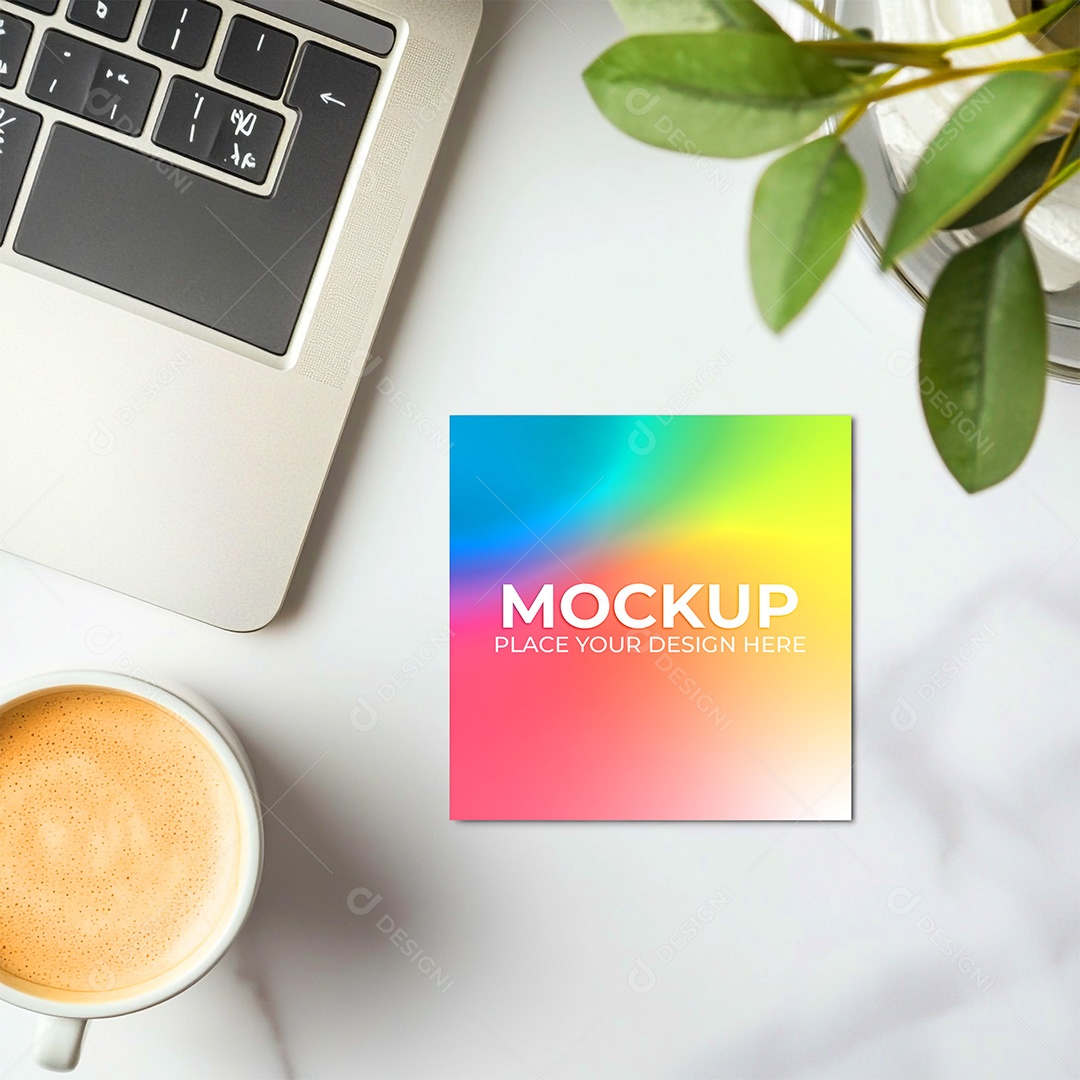 Mockup Cartão de Visita Identidade Visual PSD Editável