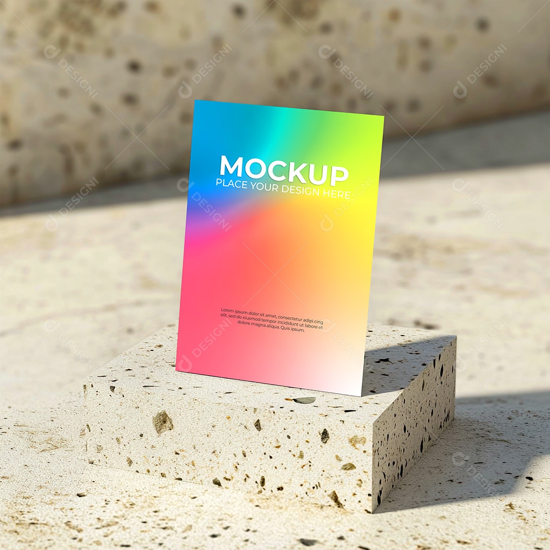 Mockup Cartão de Visita Identidade Visual PSD Editável