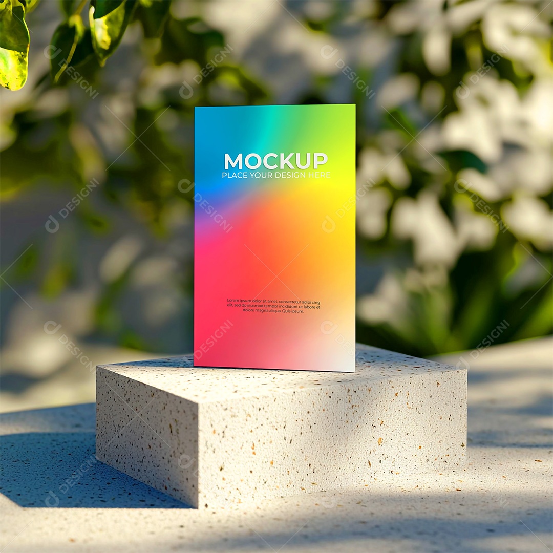 Mockup Cartão de Visita Identidade Visual PSD Editável