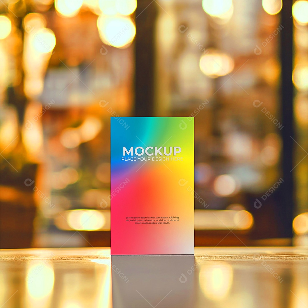 Mockup Cartão de Visita Identidade Visual PSD Editável