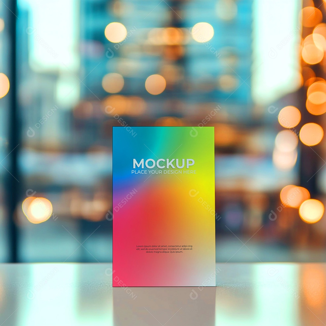 Mockup Cartão de Visita Identidade Visual PSD Editável