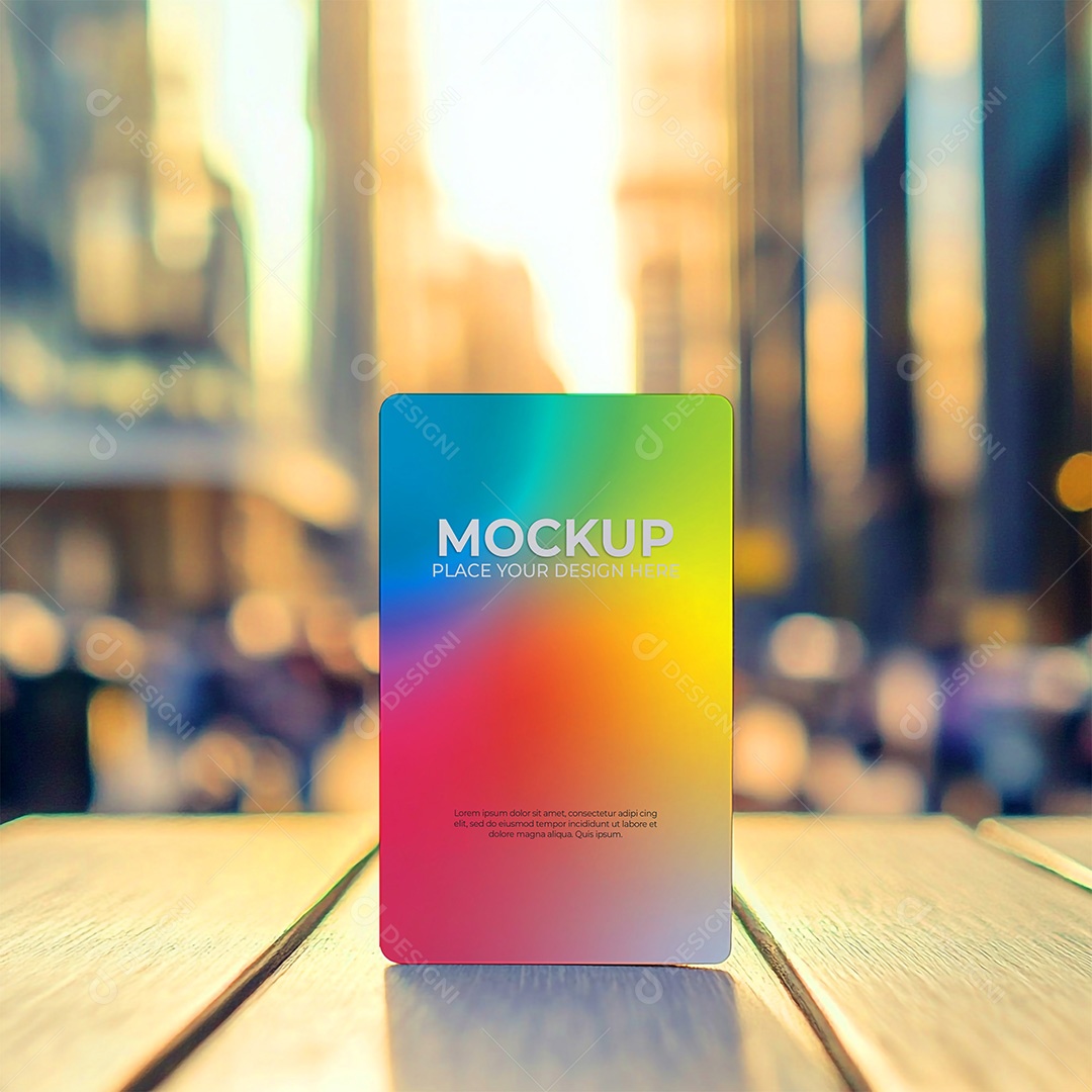 Mockup Cartão de Visita Identidade Visual PSD Editável