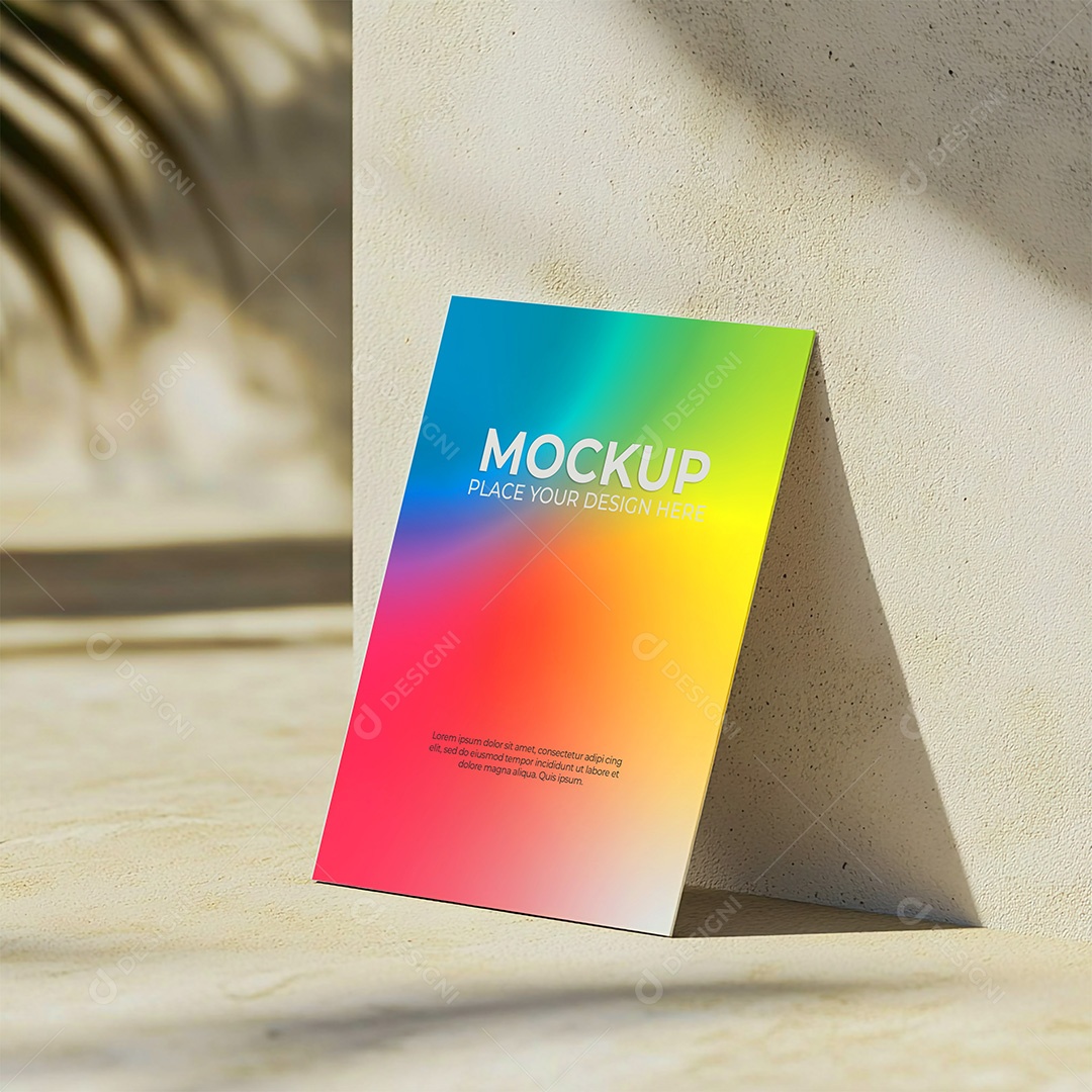 Mockup Cartão de Visita Identidade Visual PSD Editável