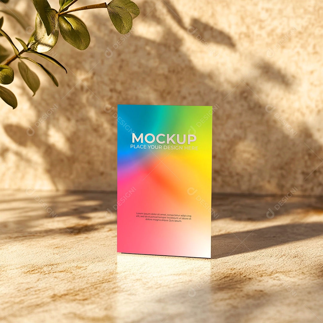 Mockup Cartão de Visita Identidade Visual PSD Editável