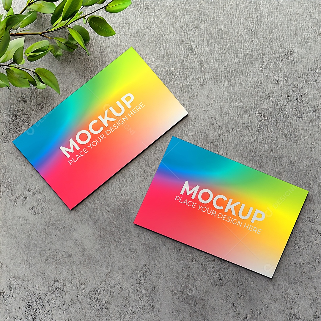 Mockup Cartão de Visita Identidade Visual PSD Editável