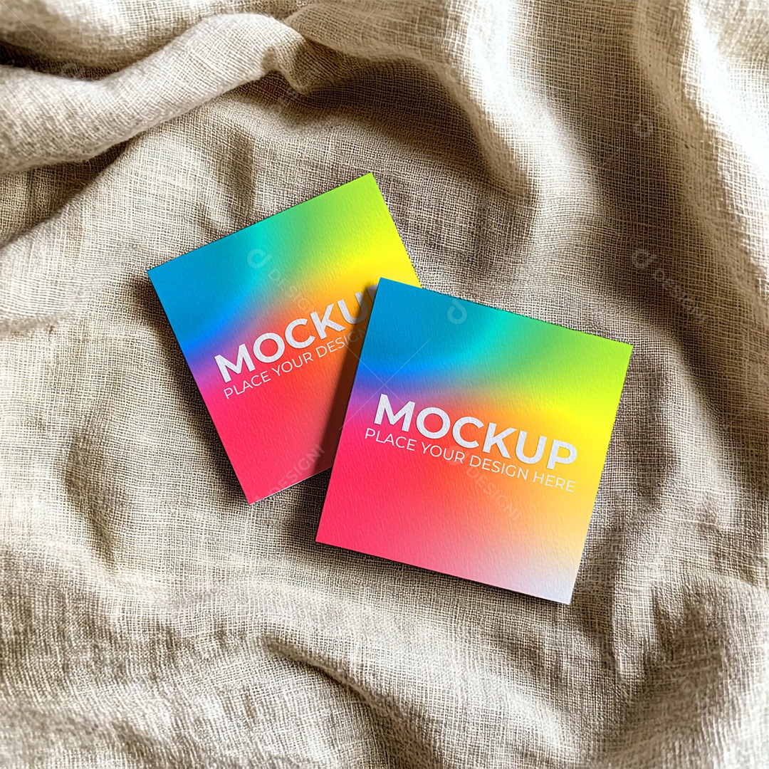 Mockup Cartão de Visita Identidade Visual PSD Editável