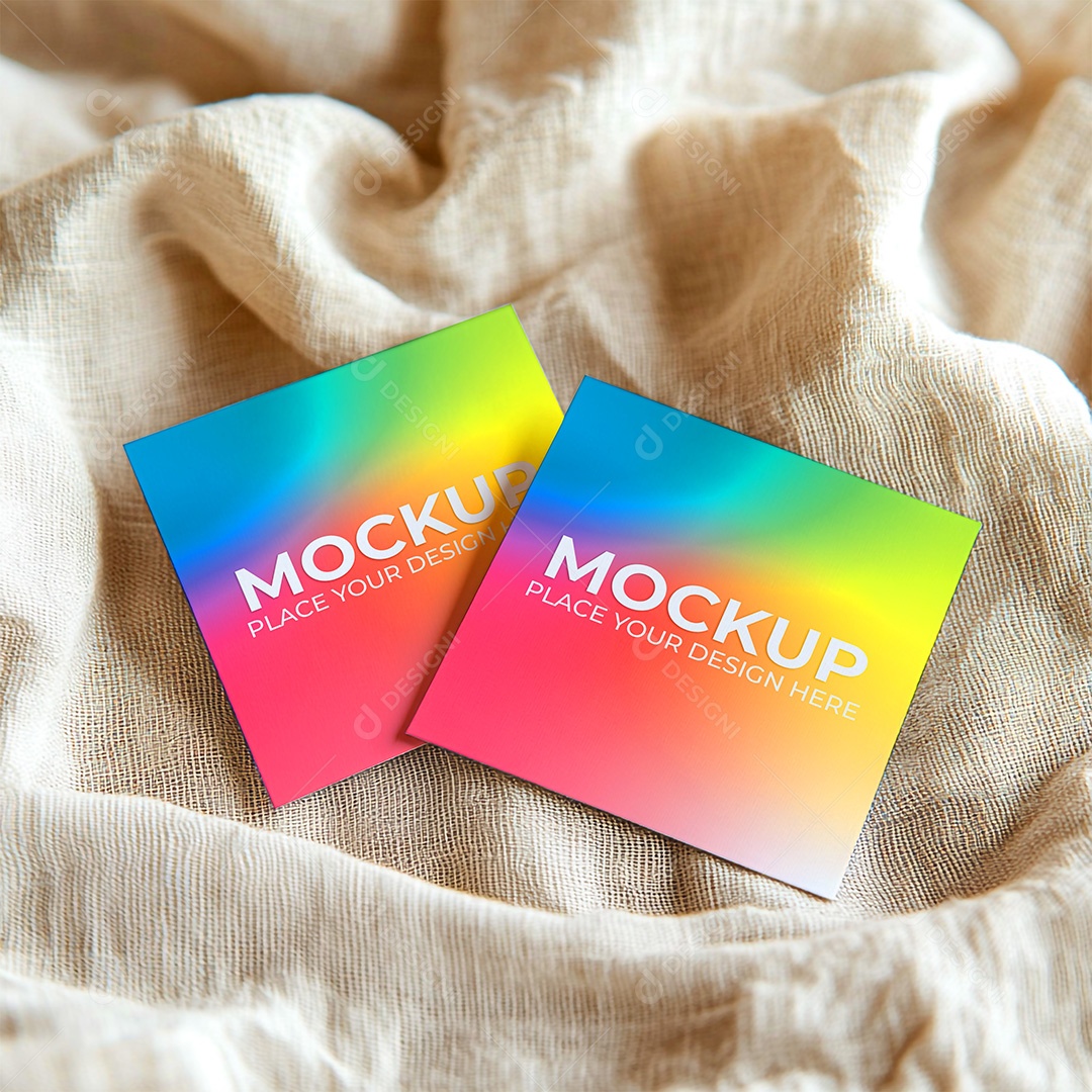 Mockup Cartão de Visita Identidade Visual PSD Editável