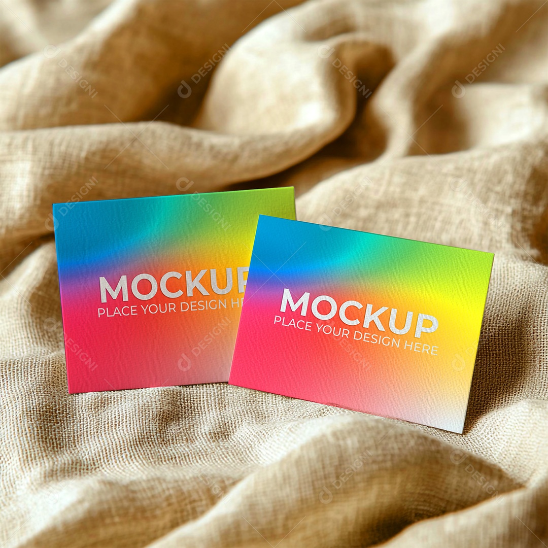 Mockup Cartão de Visita Identidade Visual PSD Editável