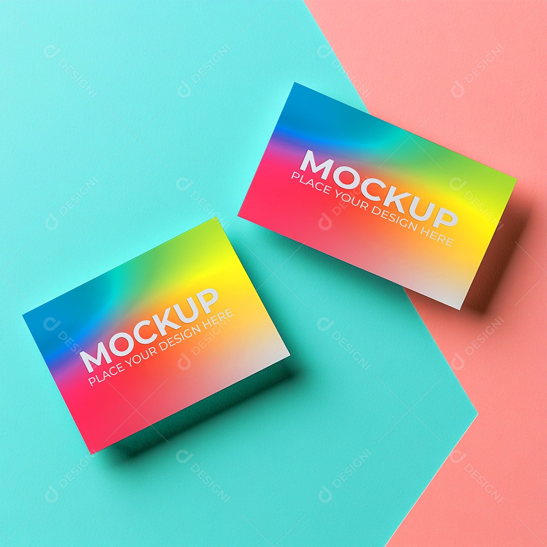 Mockup Cartão de Visita Identidade Visual PSD Editável