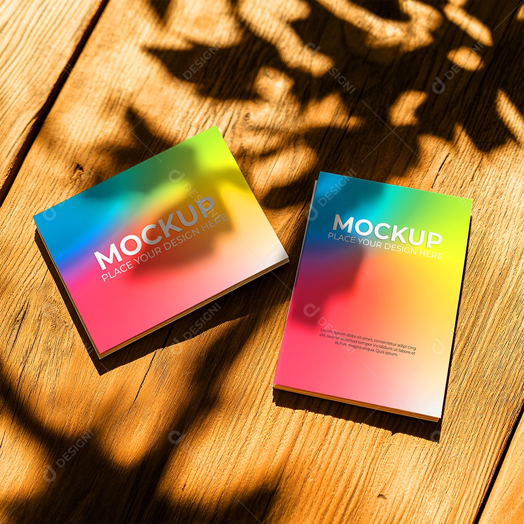 Mockup Cartão de Visita Identidade Visual PSD Editável