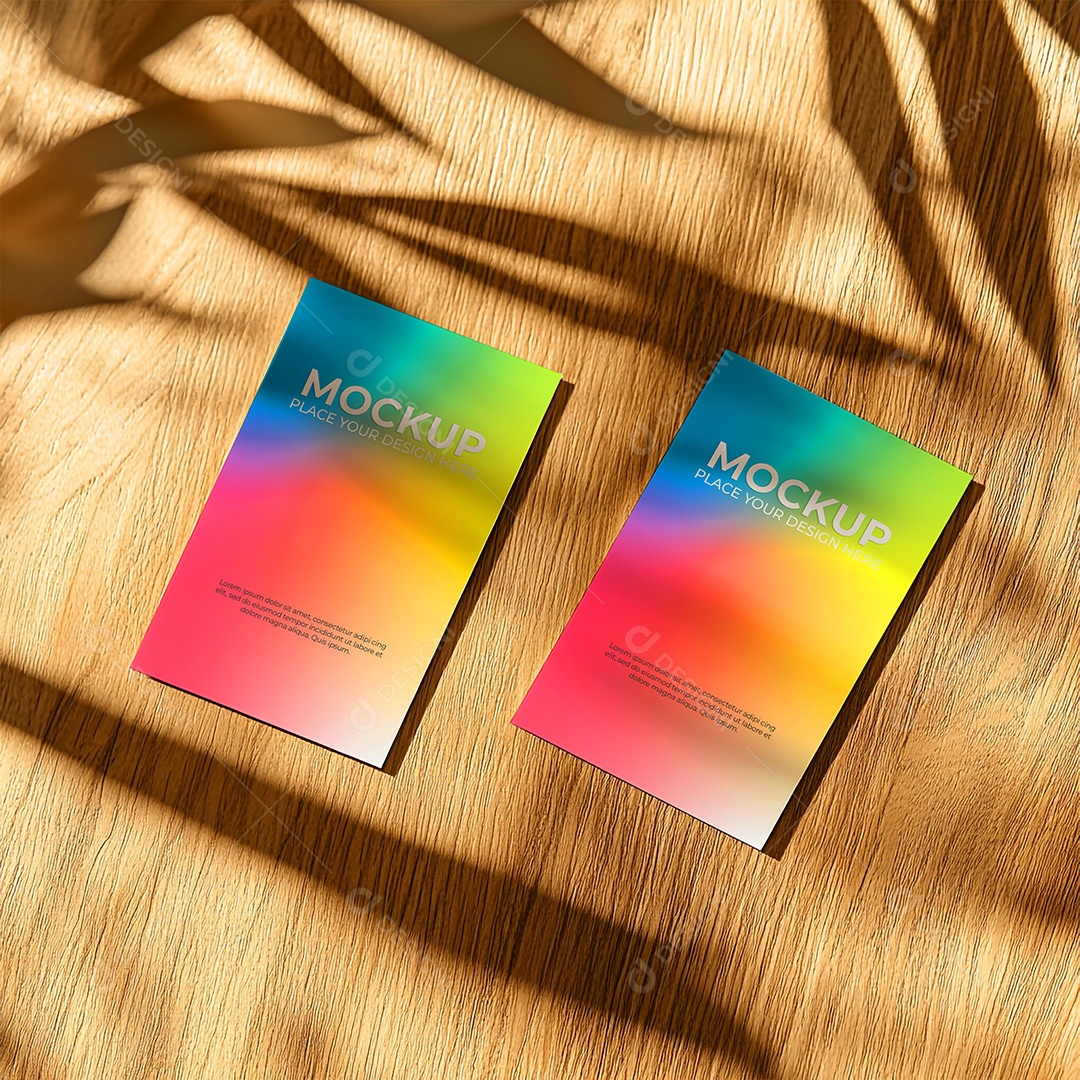 Mockup Cartão de Visita Identidade Visual PSD Editável