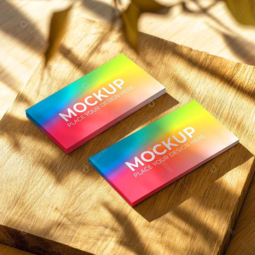 Mockup Cartão de Visita Identidade Visual PSD Editável