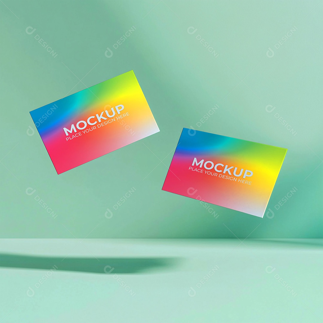 Mockup Cartão de Visita Identidade Visual PSD Editável