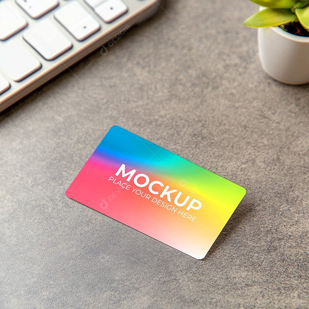 Mockup Cartão de Visita Identidade Visual PSD Editável