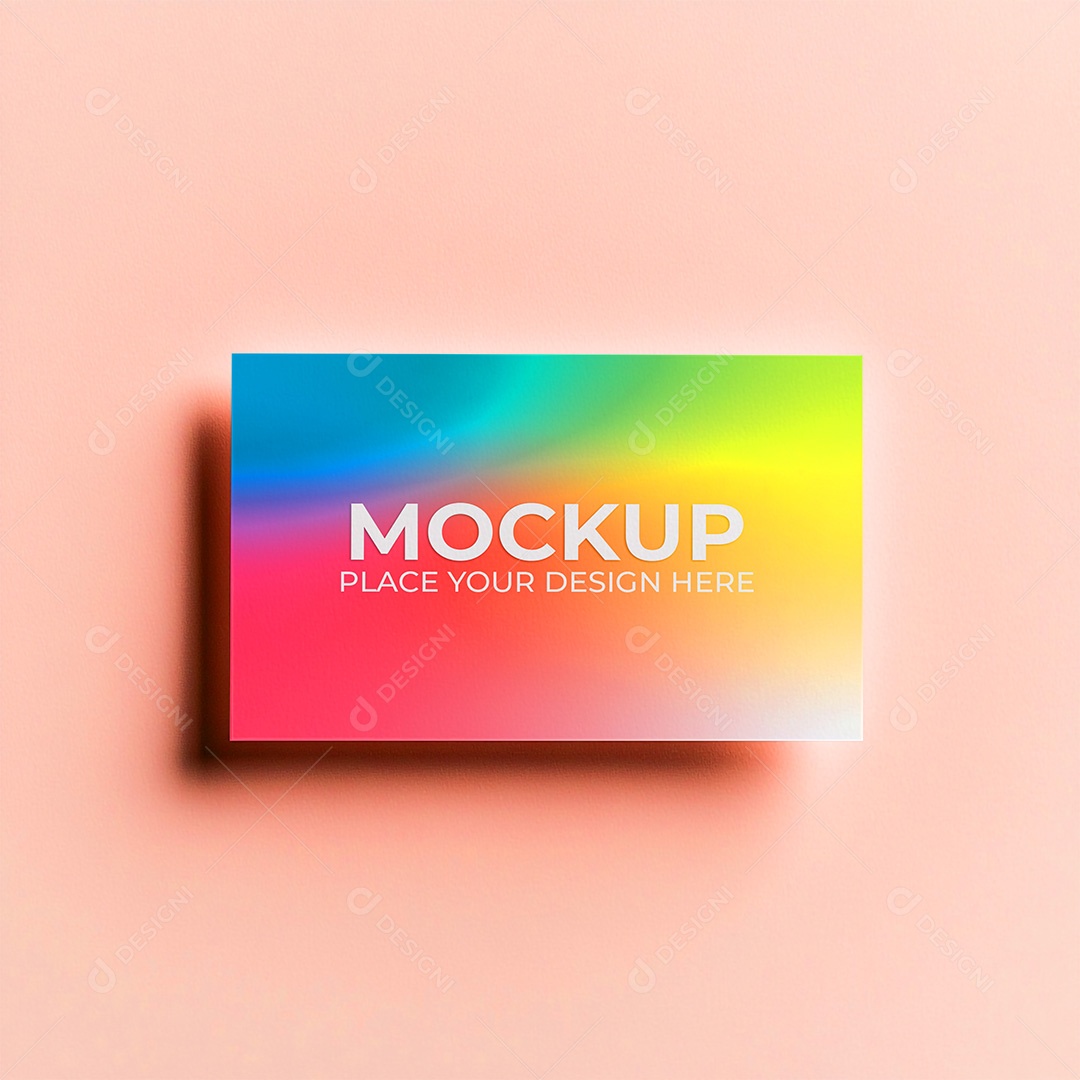 Mockup Cartão de Visita Identidade Visual PSD Editável