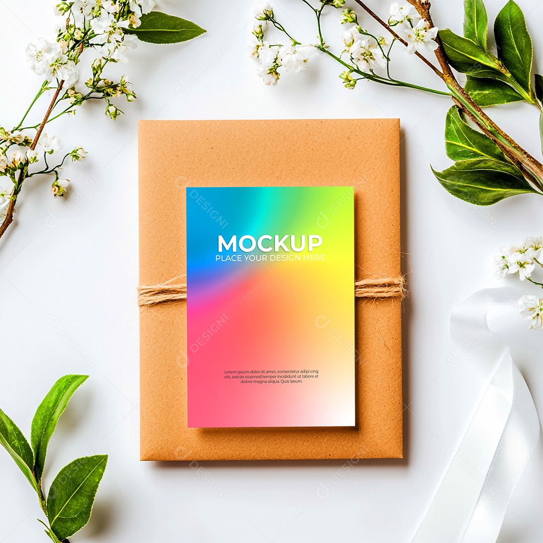 Mockup Cartão de Visita Identidade Visual PSD Editável