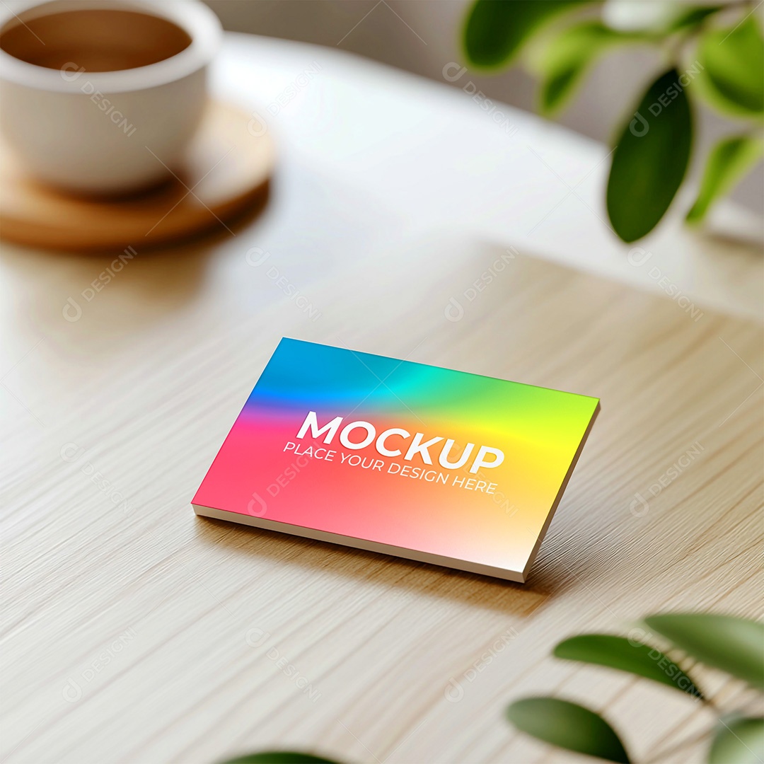 Mockup Cartão de Visita Identidade Visual PSD Editável