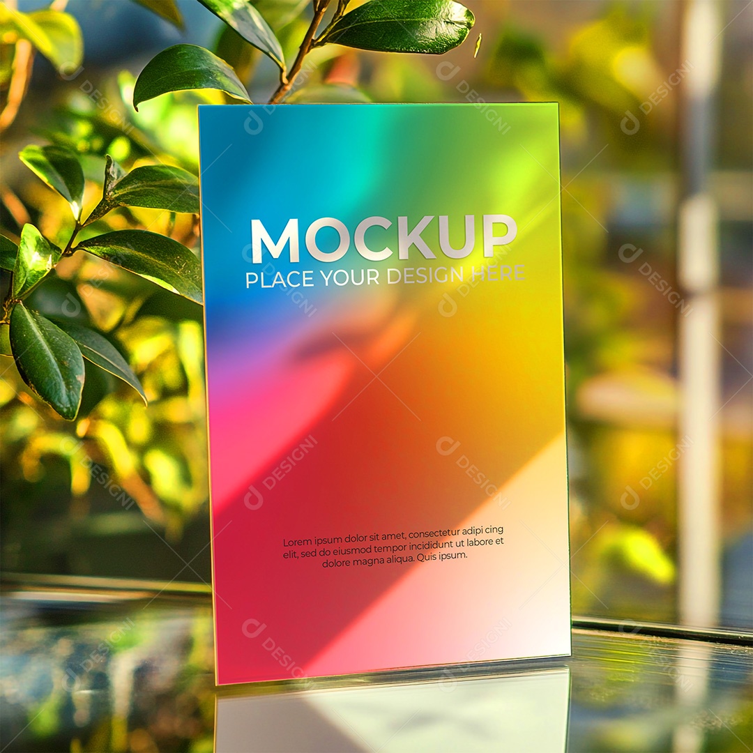 Mockup Cartão de Visita Identidade Visual PSD Editável