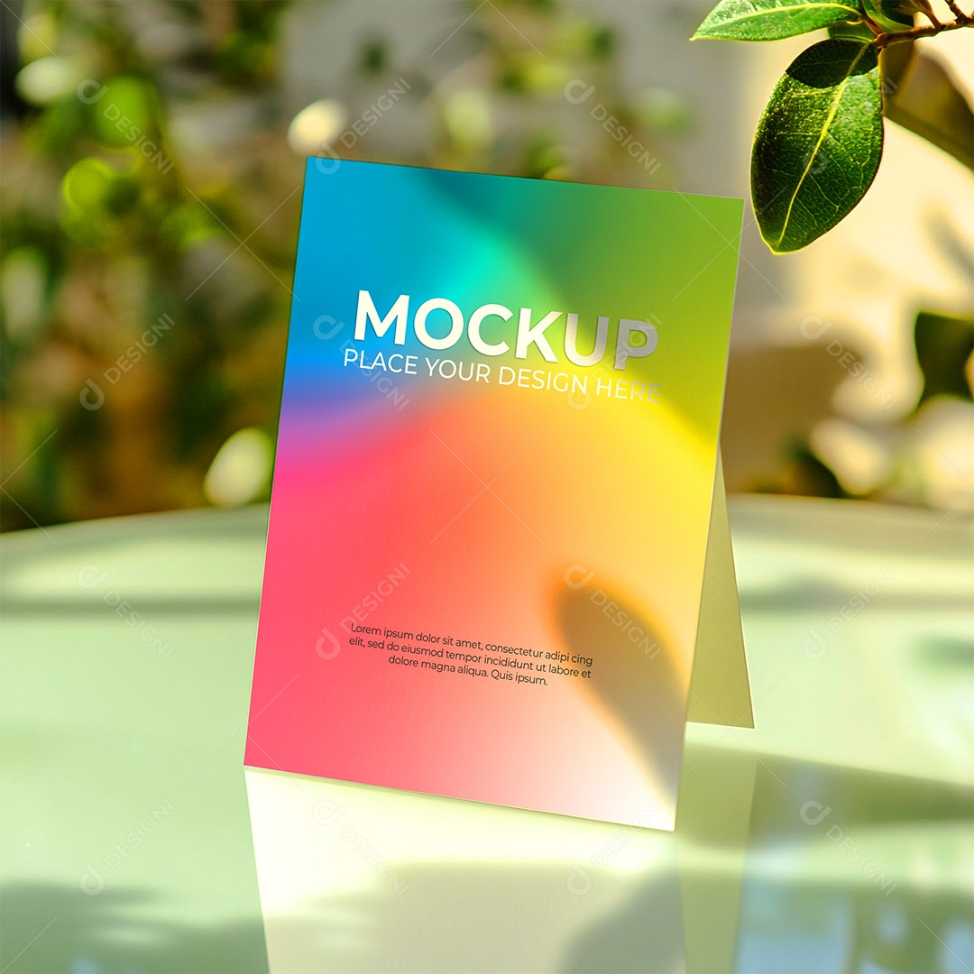 Mockup Cartão de Visita Identidade Visual PSD Editável