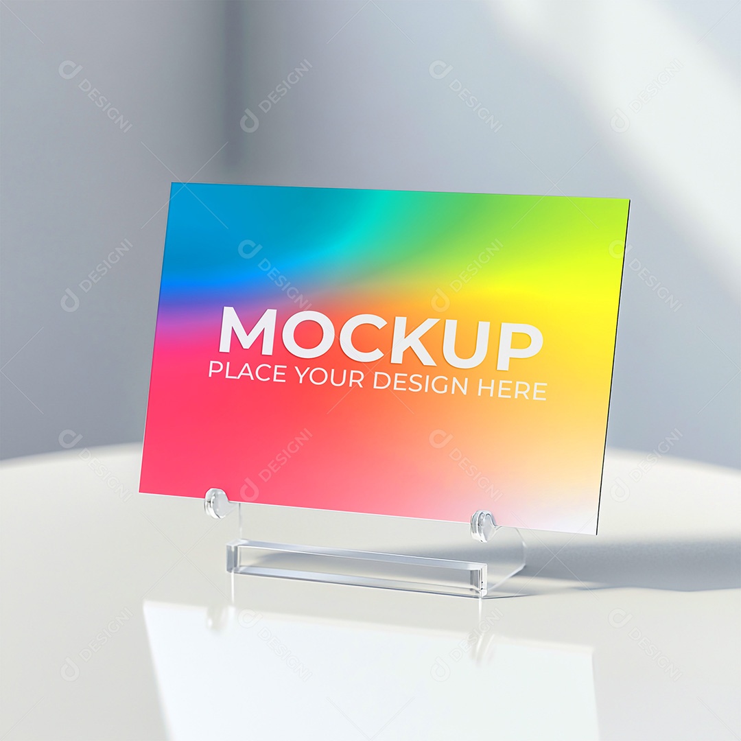 Mockup Cartão de Visita Identidade Visual PSD Editável